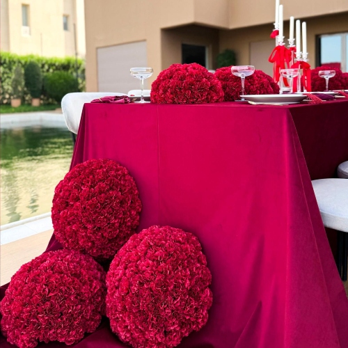 She Said Yes Table Setup