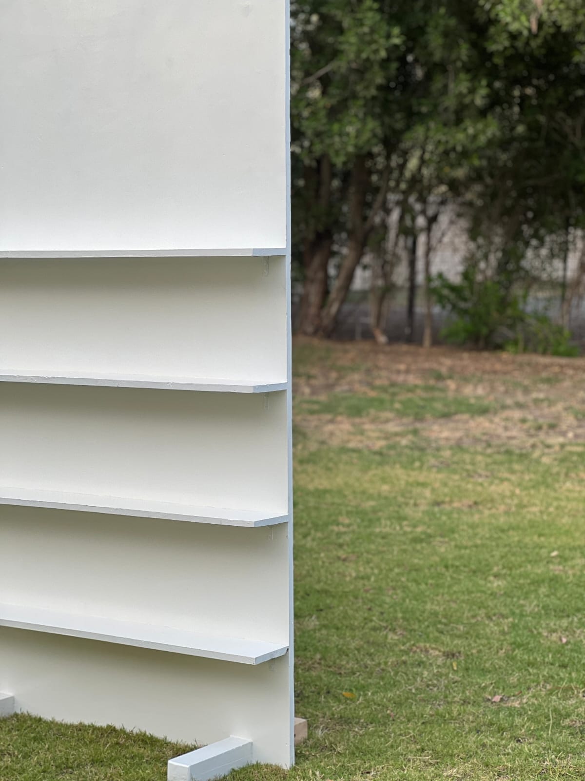 White Shelf Wall