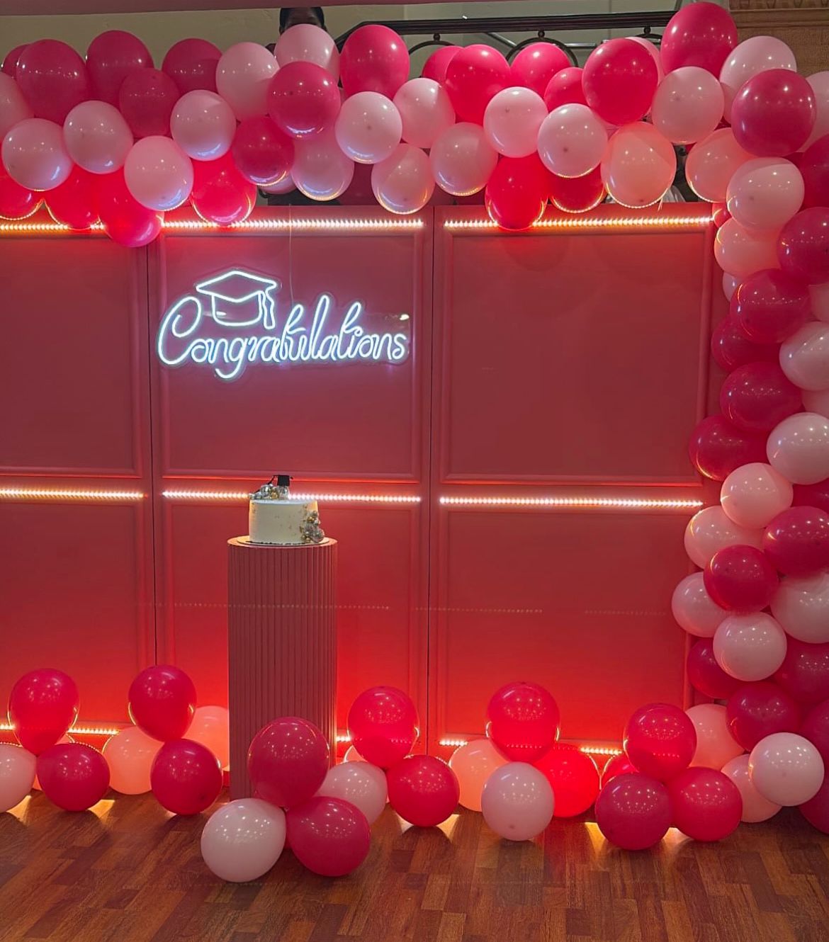 Pink Neon Graduation Theme