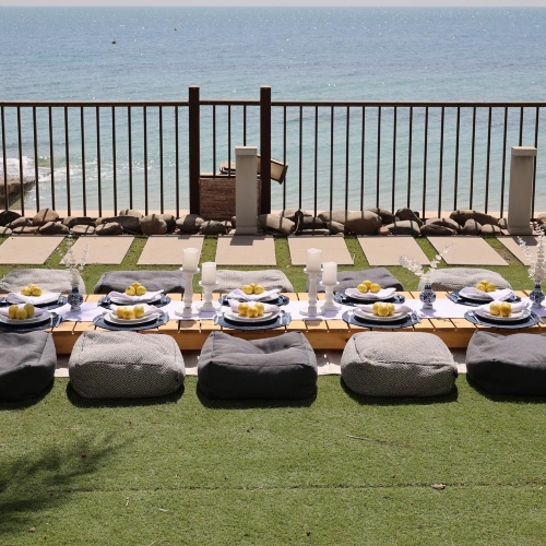 Lemon Lounge Set Up