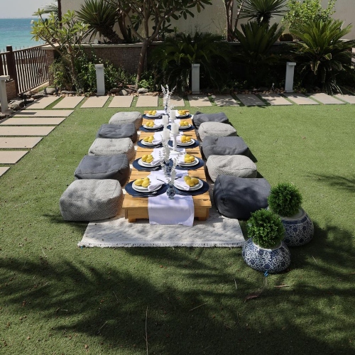 Lemon Lounge Set Up