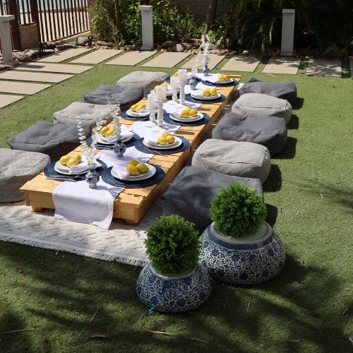 Lemon Lounge Set Up