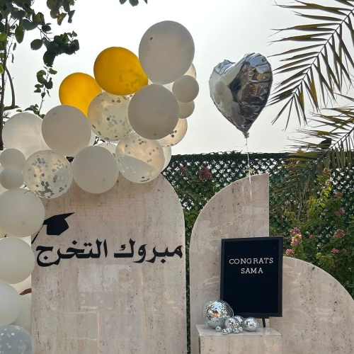 Marble Graduation Backdrop