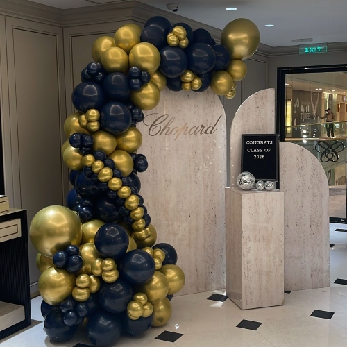 Marble Graduation Backdrop