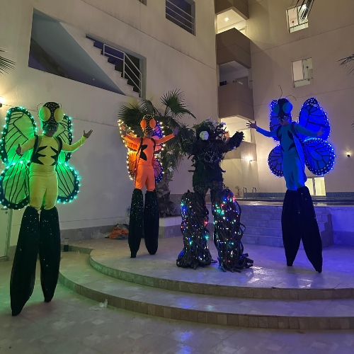 Fun Filled Butterfly Stilt Walker