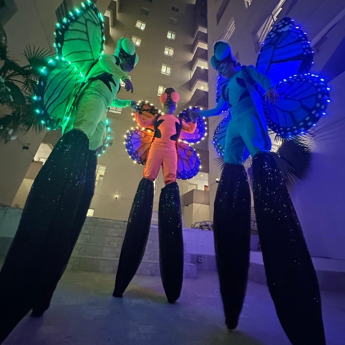 Fun Filled Butterfly Stilt Walker