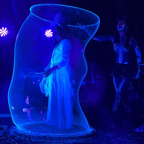 Glow in the Dark Neon Bubble Show / Game Host