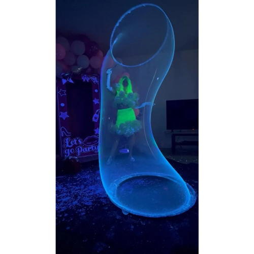 Glow in the Dark Neon Bubble Show / Game Host