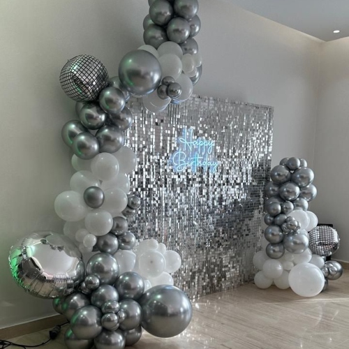 Silver & White Glam Theme