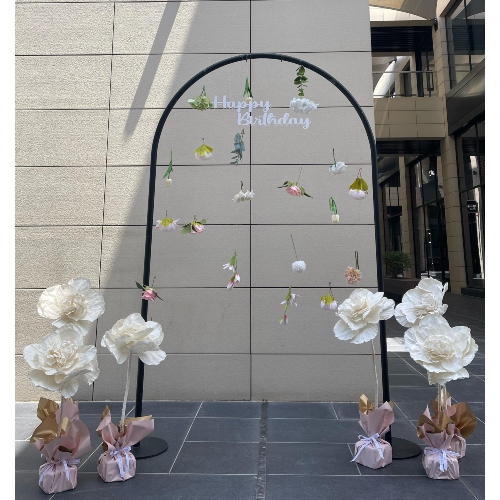 Floral Birthday Setup