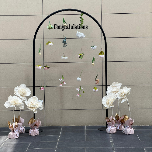 Floral Birthday Setup