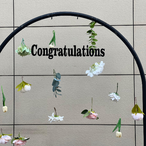 Floral Birthday Setup