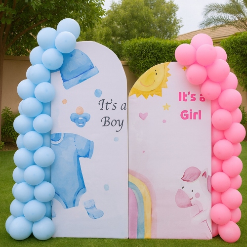 It's A Boy & It's A Girl Backdrop