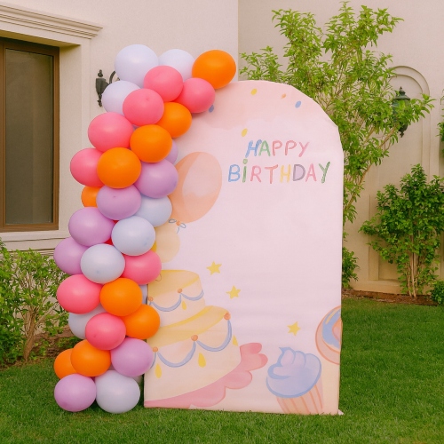 Colorful Birthday Backdrop
