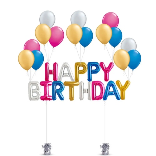 Happy Birthday Stand Colorful