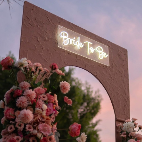 Dusty Rose Frame Bridal Theme