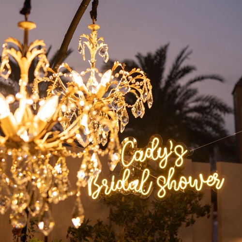 Chandelier Theme (Backdrop + Table Setup)