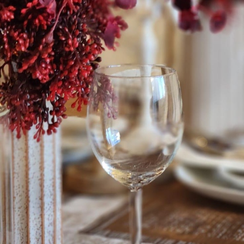 Floral Setup with Wooden Frame