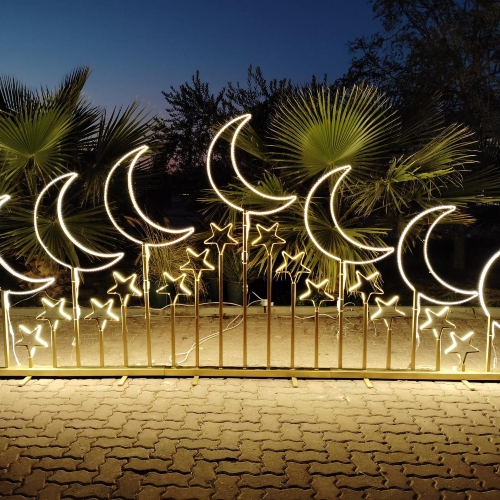 Golden Moon’s & Stars - Big Size