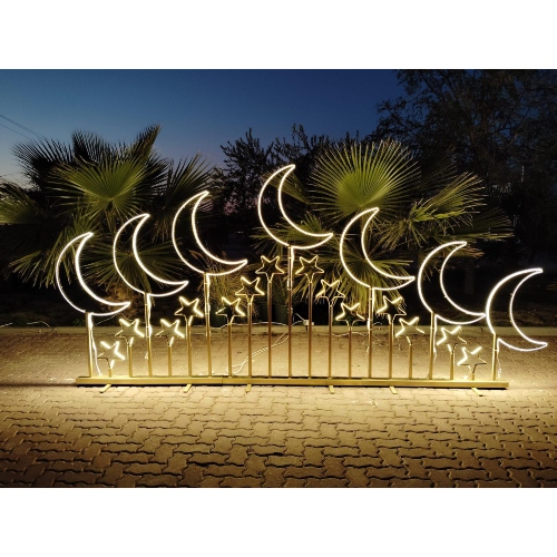 Golden Moon’s & Stars - Big Size