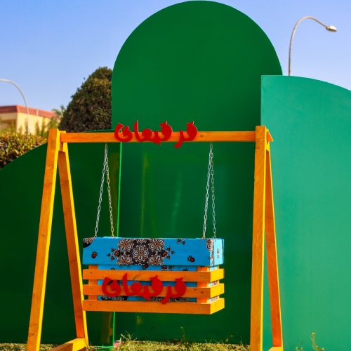 Panels Backdrop - Green