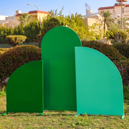 Panels Backdrop - Green