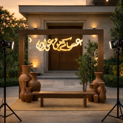 Assakm Min Awadah Backdrop