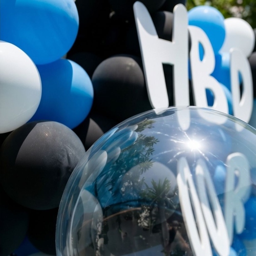 Pool Balloon Decor