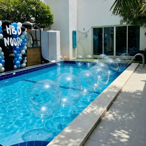 Pool Balloon Decor