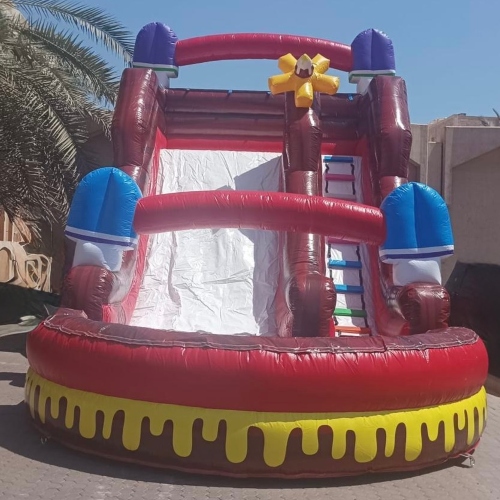 Choco-Caramel Drop Water Slide