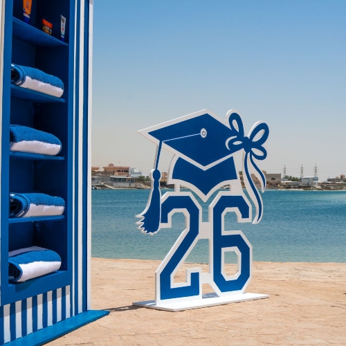 Graduation Navy Pool Party