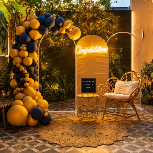 Gold & Glam Graduation Theme