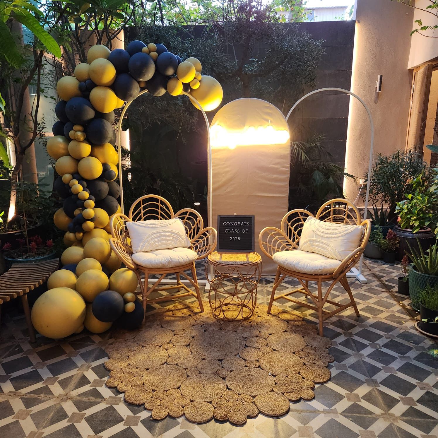 Gold & Glam Graduation Theme
