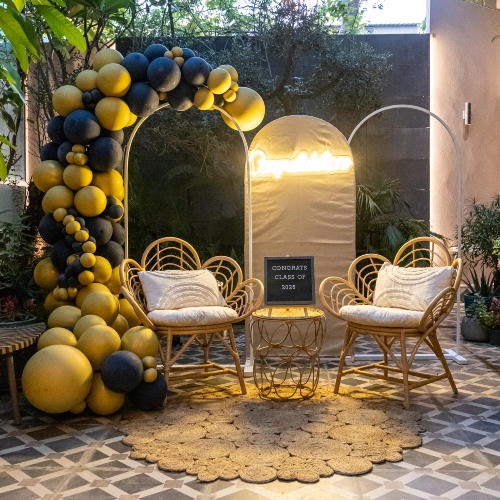 Gold & Glam Graduation Theme