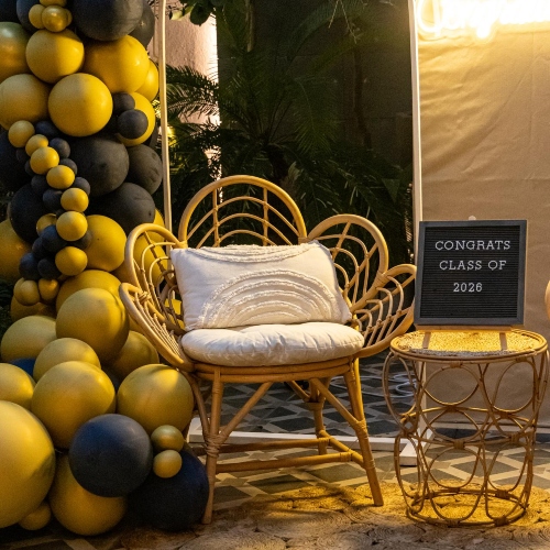 Gold & Glam Graduation Theme