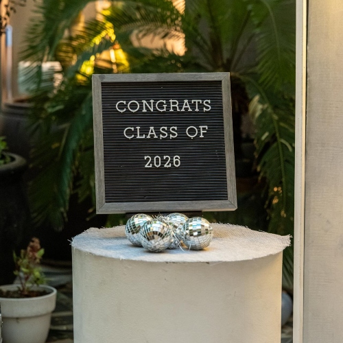 Gold & Glam Graduation Theme