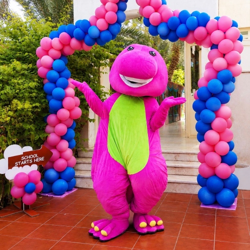 Barney Mascot