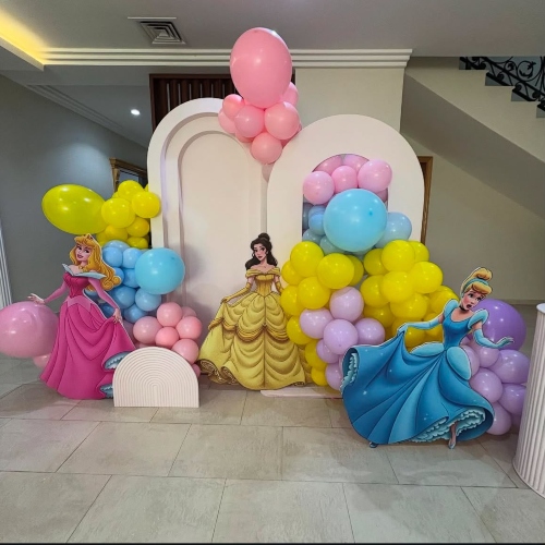 Princess Party Backdrop - 01