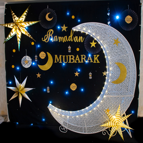 Ramadan Black Backdrop