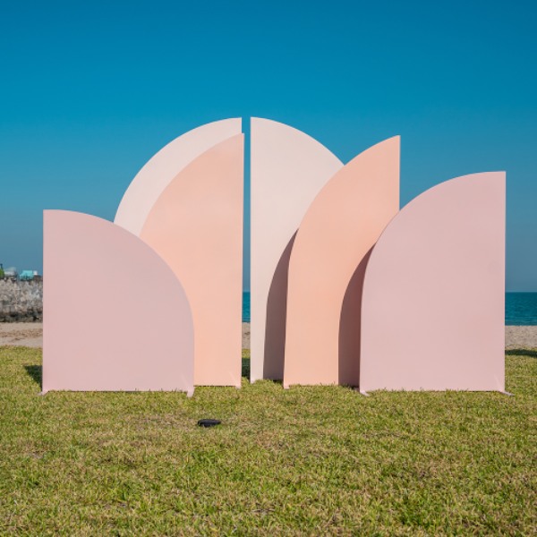 Panels Backdrop-Shades of Pink